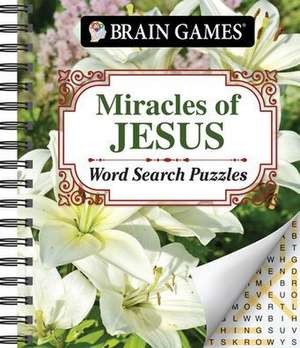 Brain Games - Miracles of Jesus Word Search Puzzles de Publications International Ltd