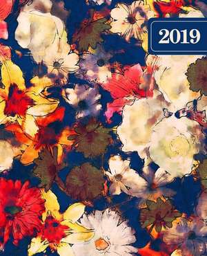 2019 Weekly & Monthly Planner: Portable Format 7.5 de Papeterie Bleu