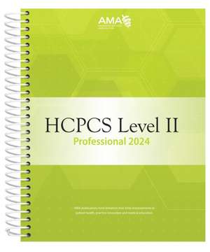 HCPCS 2024 Level II Professional Edition de American Medical Association