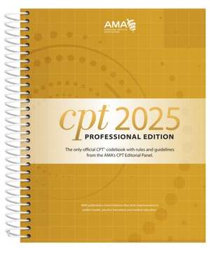 CPT Professional 2025 de American Medical Association