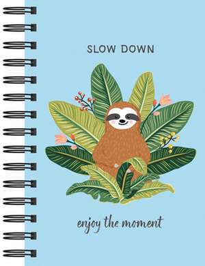 Sloth Journal - Slow Down: Enjoy the Moment (Journal / Notebook / Diary) de New Seasons