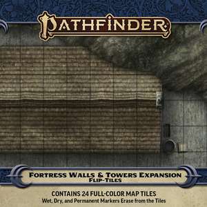 Pathfinder Flip-Tiles: Fortress Walls & Towers Expansion de Jason A. Engle