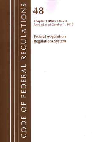 TITLE 48 FEDERAL ACQUIS CH 1 PB de Office Of The Federal Register (U.S.)