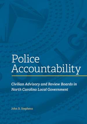 POLICE ACCOUNTABILITY de STEPHENS