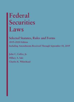 Federal Securities Laws de Charles K. Whitehead