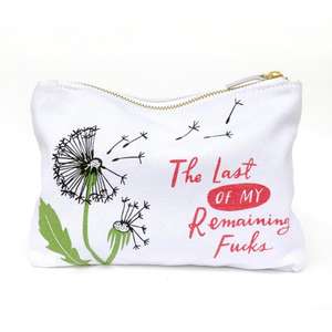 Em & Friends Remaining Fucks Canvas Pouch