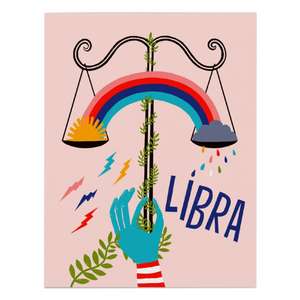 6-Pack Lisa Congdon for Emily McDowell & Friends Libra Card