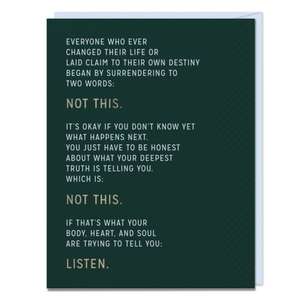 Elizabeth Gilbert Not This Card (Pack of 6)