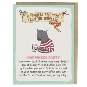 6-Pack Emily McDowell & Friends Happiness Party Affirmators! Greeting Cards de Emily McDowell & Friends