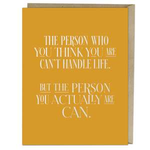 6-Pack Elizabeth Gilbert for Em & Friends The Person You Actually Are Card