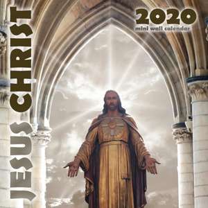 Jesus Christ 2020 Mini Wall Calendar de Christian Religious Calendars