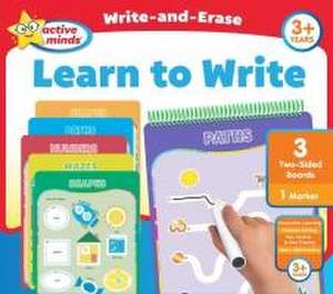 Active Minds Write-And-Erase Learn to Write Learning Boards de Sequoia Children's Publishing