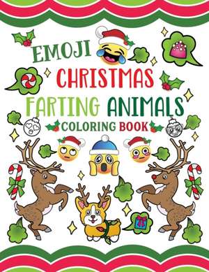 Emoji Christmas Farting Animals Coloring Book de Nyx Spectrum