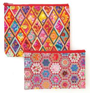 Fassett, K: Kaffe Fassett's Fabulous Florals Eco Pouch Set de Kaffe Fassett