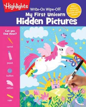 Write–On Wipe–Off My First Unicorn Hidden Pictures de Highlights N Pictures