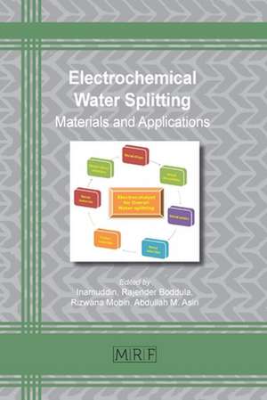 Electrochemical Water Splitting de Rajender Boddula