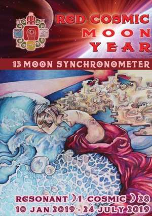 13 Moon Mayan Dreamspell Journal - Red Cosmic Moon de Vasumi Zjikaa