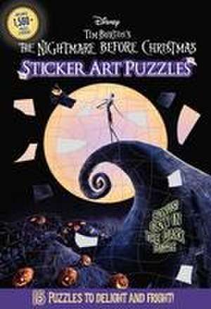 Disney Tim Burton's the Nightmare Before Christmas Sticker Art Puzzles de Arie Kaplan