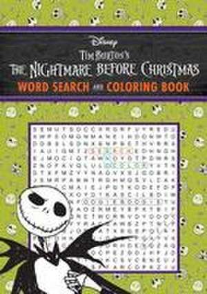 Disney Tim Burton's the Nightmare Before Christmas Word Search and Coloring Book de Editors of Thunder Bay Press