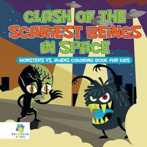 Clash of the Scariest Beings in Space | Monsters vs. Aliens Coloring Book for Kids de Educando Kids