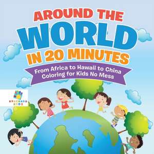 Around the World in 20 Minutes | From Africa to Hawaii to China | Coloring for Kids No Mess de Educando Kids