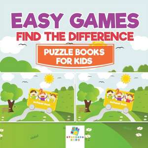 Easy Games Find the Difference Puzzle Books for Kids de Educando Kids