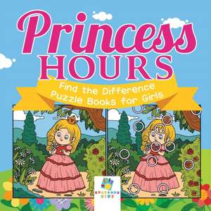 Princess Hours | Find the Difference Puzzle Books for Girls de Educando Kids