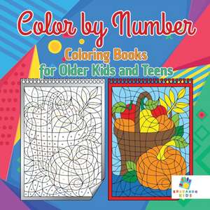 Color by Number Coloring Books for Older Kids and Teens de Educando Kids