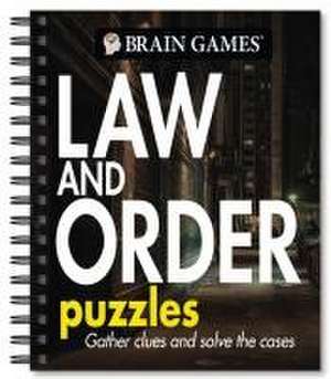 Brain Games - Law and Order Puzzles de Publications International Ltd