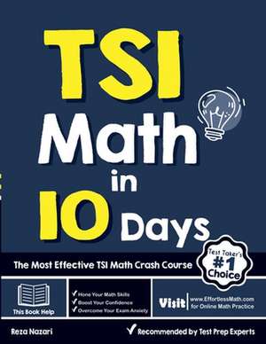 TSI Math in 10 Days de Reza Nazari