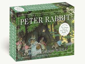 The Classic Tale of Peter Rabbit 200-Piece Jigsaw Puzzle and Book: A 200-Piece Family Jigsaw Puzzle Featuring the Classic Tale of Peter Rabbit! de Beatrix Potter