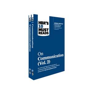 Hbr's 10 Must Reads on Communication 2-Volume Collection de Harvard Business Review