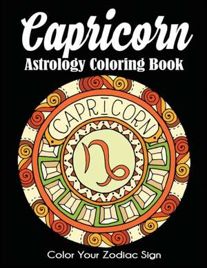 Capricorn Astrology Coloring Book de Dylanna Press