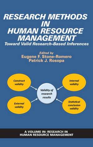 Research Methods in Human Resource Management de Patrick J. Rosopa