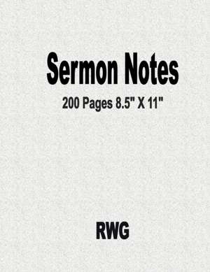 Sermon Notes de Rwg