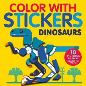 Color with Stickers: Dinosaurs de Tiger Tales