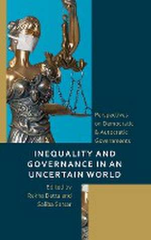 Inequality and Governance in an Uncertain World