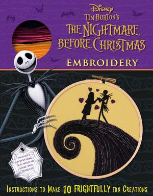 Disney Tim Burton's The Nightmare Before Christmas Embroidery de Deborah Wilding