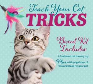 Teach Your Cat Tricks Book and Toy Kit de Publications International Ltd