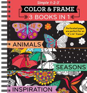 Color and Frame 3 in 1 Animals de Ltd Publications International