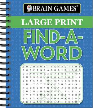 Brain Games Large Print Find a Word de Ltd Publications International