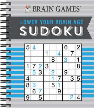 Brain Games Lower Your Brain Age Sudoku de Ltd Publications International