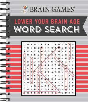 Brain Games Lower y Brain Age Word Search de Ltd Publications International