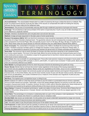 Investment Terminology (Speedy Study Guides) de Speedy Publishing LLC