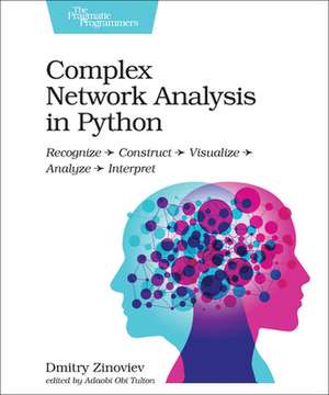 Complex Network Analysis in Python de Dmitry Zinoviev