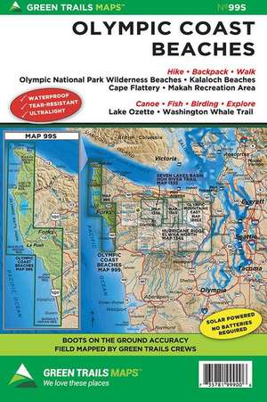 Olympic Coast Beaches, Wa No. 99s de Green Trails Maps