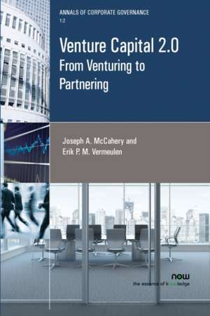 Venture Capital 2.0 de Joseph A. Mccahery