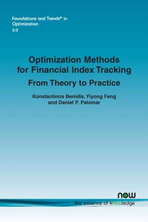 Optimization Methods for Financial Index Tracking de Konstantinos Benidis