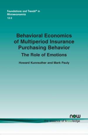 Behavioral Economics of Multiperiod Insurance Purchasing Behavior de Howard Kunreuther