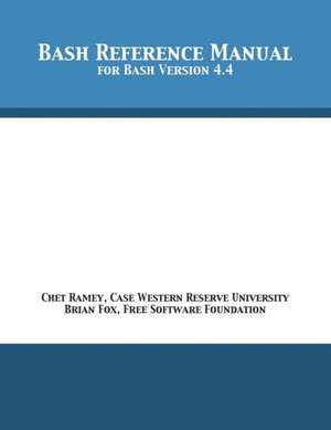 Bash Reference Manual de Brian Fox